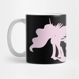 Princess Celestia Silhouette Mug